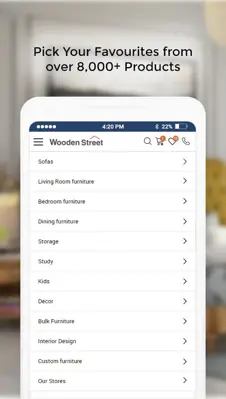WoodenStreet Online Furniture android App screenshot 3
